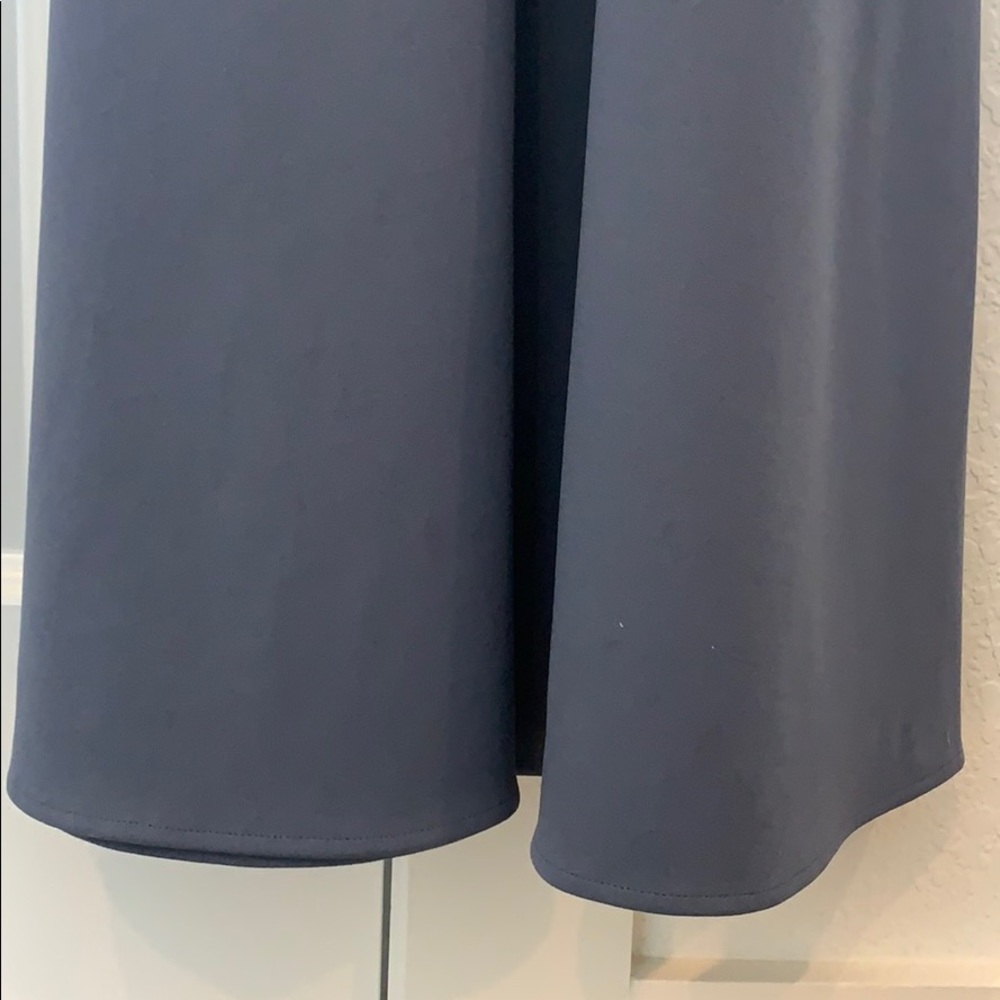 BCBGMAXAZRIA Front Cutout Halter Gown - Picture 3 of 5